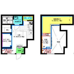 ワンルーム 間取り図