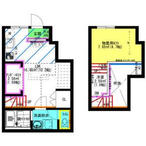 ワンルーム 間取り図