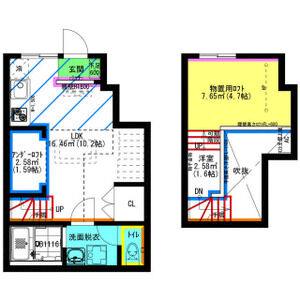 ワンルーム 間取り図