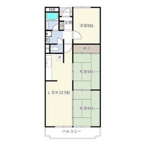 3LDK 間取り図