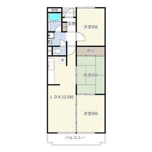 3LDK 間取り図