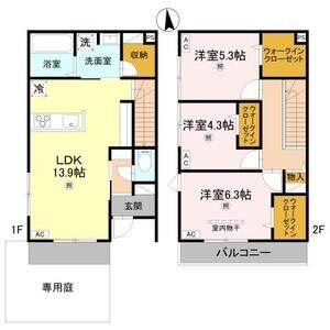 3LDK 間取り図