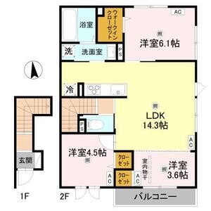 3LDK 間取り図