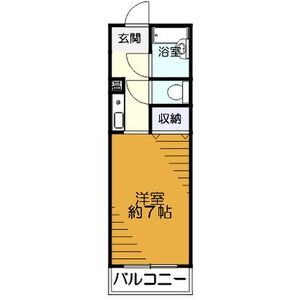 ワンルーム 間取り図