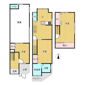 3LDK 間取り図