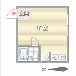 ワンルーム 間取り図