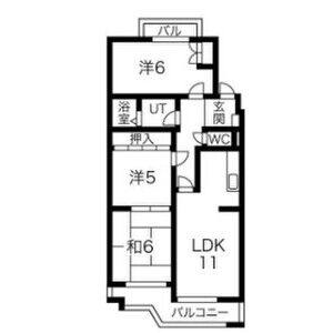 3LDK 間取り図