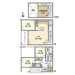 3LDK 間取り図