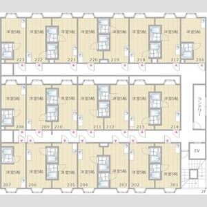 ワンルーム 間取り図