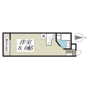 ワンルーム 間取り図