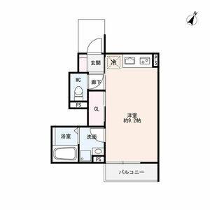 ワンルーム 間取り図