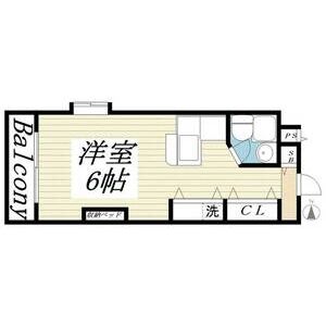 ワンルーム 間取り図