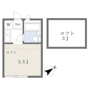 ワンルーム 間取り図