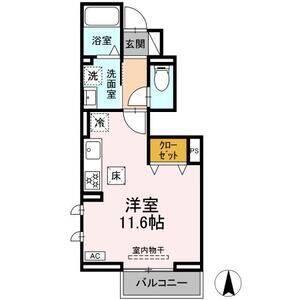 ワンルーム 間取り図