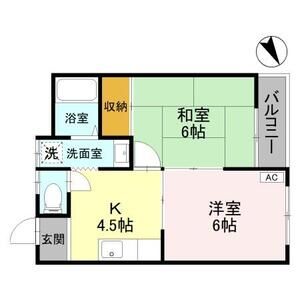 2K 間取り図