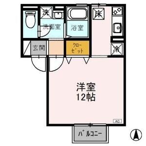 ワンルーム 間取り図