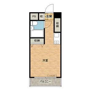 ワンルーム 間取り図