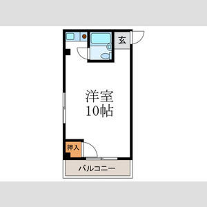 ワンルーム 間取り図
