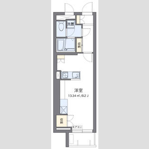 ワンルーム 間取り図