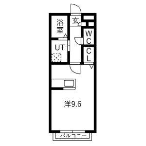 ワンルーム 間取り図