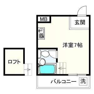 ワンルーム 間取り図