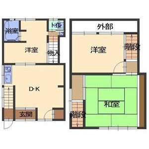 3DK 間取り図