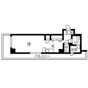 ワンルーム 間取り図