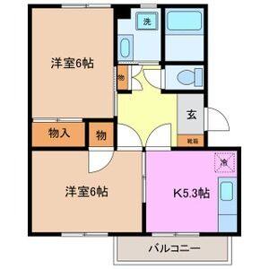 2K 間取り図