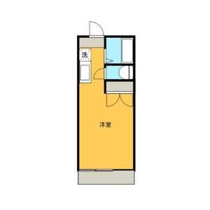 ワンルーム 間取り図