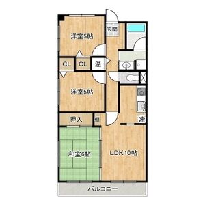 3LDK 間取り図