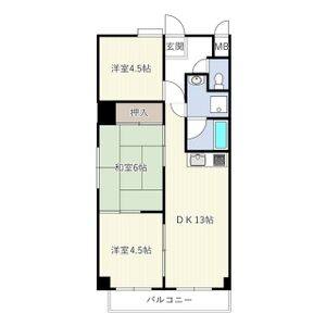 3LDK 間取り図