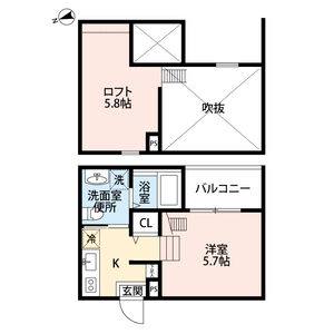ワンルーム 間取り図