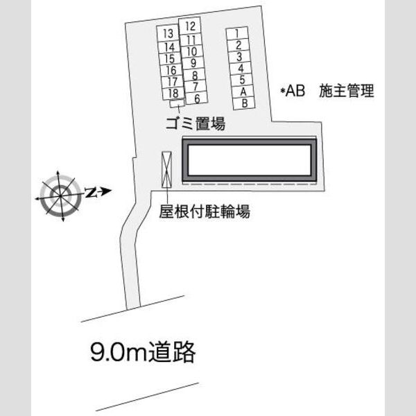 レオパレスK 室内写真1