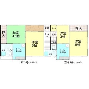 2K 間取り図