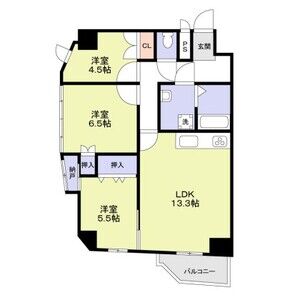 3LDK 間取り図