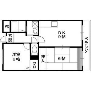 2DK 間取り図