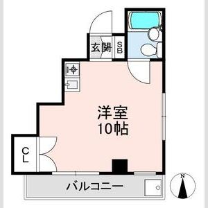 ワンルーム 間取り図