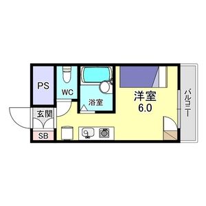 ワンルーム 間取り図