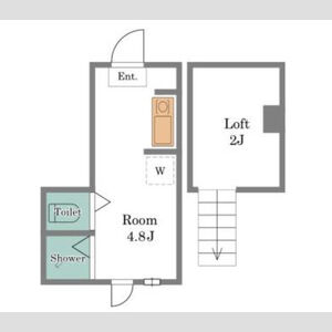ワンルーム 間取り図