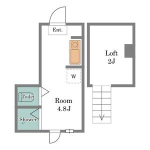 ワンルーム 間取り図