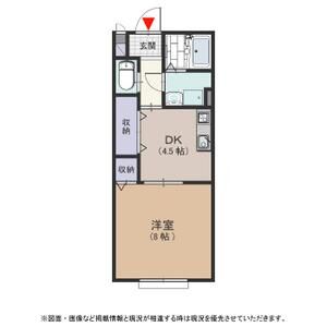1DK 間取り図