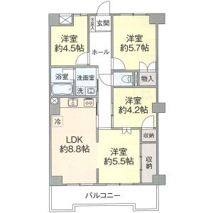 4LDK 間取り図