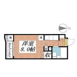 ワンルーム 間取り図