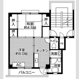 2K 間取り図