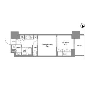 2K 間取り図