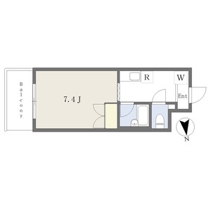 ワンルーム 間取り図