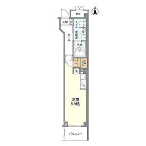 ワンルーム 間取り図