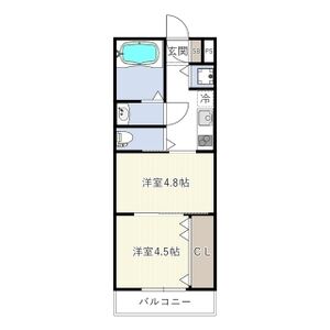 2K 間取り図