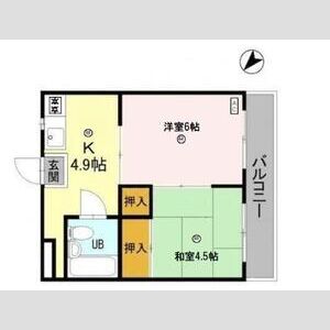2K 間取り図