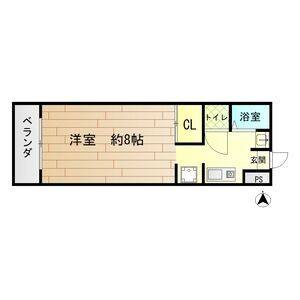 ワンルーム 間取り図